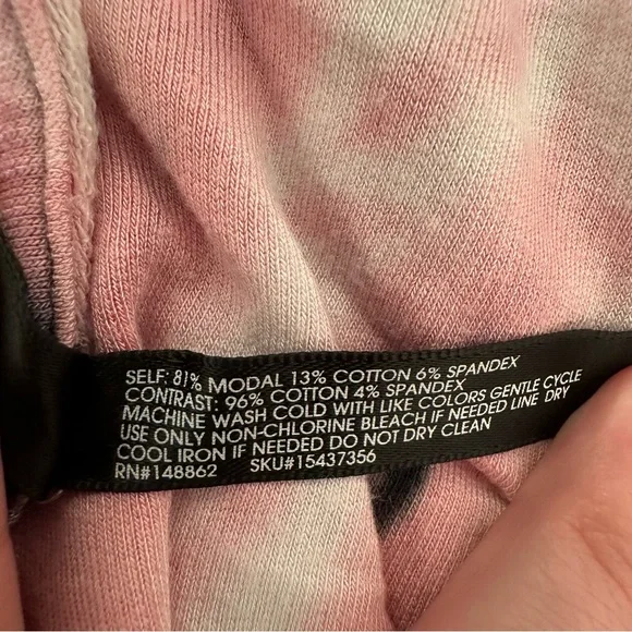 Torrid Women's Dream Fleece Tie Dye Sleep Tee Sweatshirt Long Sleeve - Picture 5 of 6